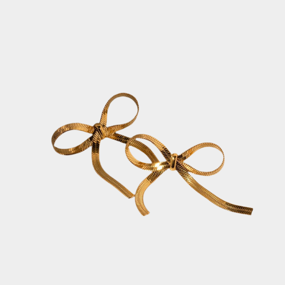 knot bow earrings