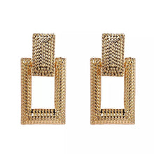 Gold studded premium shape earrings